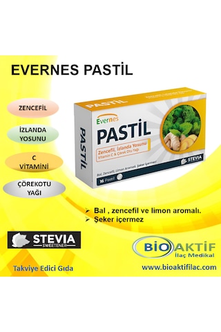 Evernes Bitkisel Pastil 16'lı
