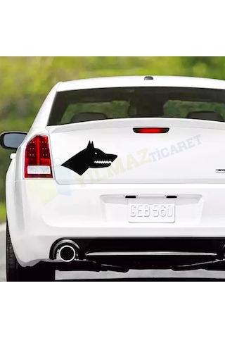 Göktürk Logo Türk Kurt Sticker Oto Sticker Araba Cam Yapıştırma
