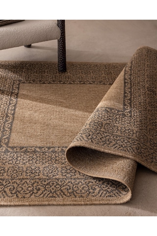 Madame Coco Orens Halı - Naturel/siyah - 200x300 Cm 8684427332085 Çok Renkli