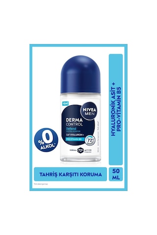 Nivea Men Derma Control Defend Roll-on Deodorant 50 Ml