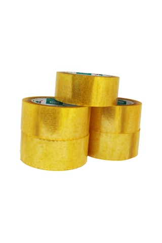 Nuga 5 Li Şeffaf Koli Bandı 45 MM * 100 Metre Akrilik (5 Adet)