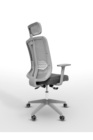 Zeon Büro Ofis Sistemleri // Comfort Mood Gray Yönetici Koltuğu Ofis Çalışma Koltuğu Gri