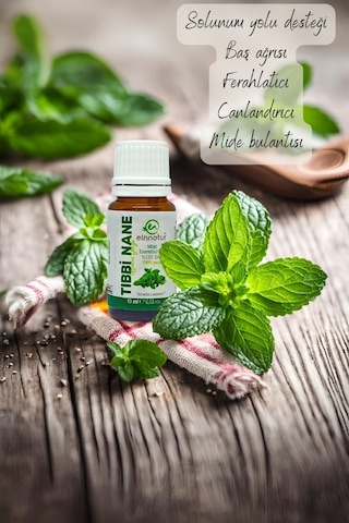 Einnatur Nane Uçucu Yağı % 100 Saf Mentha X Piperita Essential Oil Mentol 10 ML
