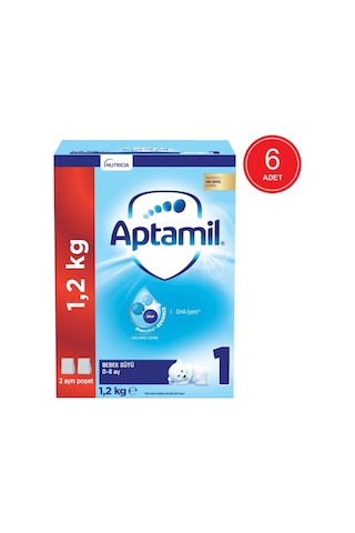 Aptamil 1 Bebek Sütü 1200 G 6 Adet