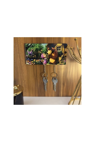 Kk Swords Mıknatıslı Anahtarlık Askılığı, Dekoratif Duvar Anahtarlığı, Sevgiliye Özel Hediye, Ev Hediyesi, Duvar Giriş Dekoru, Hediyelik Ürün