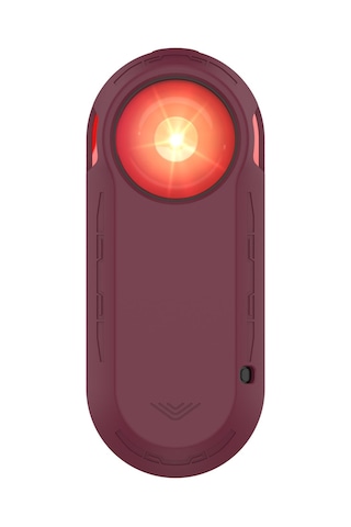 Garmin Varia Rtl515 Bisiklet Işık Bisiklet Radar Koruma Kolu Silikon Kılıf Toz Geçirmez Yumuşak Kapak - Şarap Kırmızı