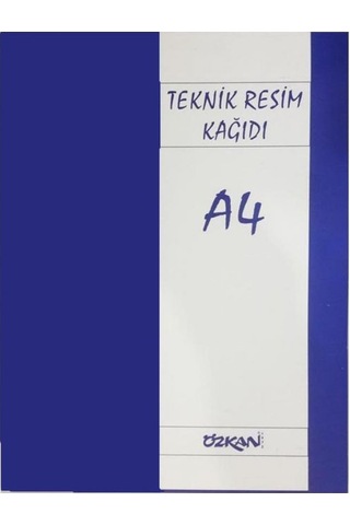Özkan Teknik Resim Defteri A4