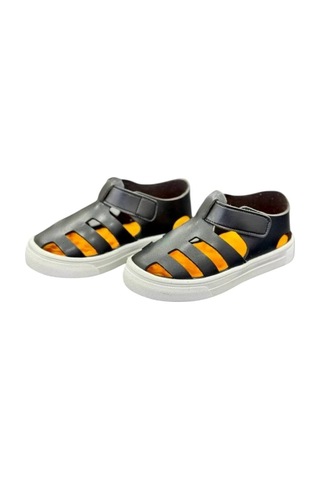 Minipa Ortopedik Ped Tabanlı Unisex Çocuk Sandalet Siyah
