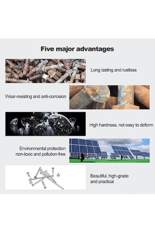 Yulong Reedark 304 Paslanmaz Çelik Gömme Başlı Vidalar - 3.5mm