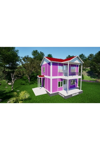 Ballife Prefabrik 114 M2 Standart Dubleks Prefabrik Konut