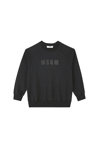Msgm Çocuklar Için Rahat Sweatshirt Siyah