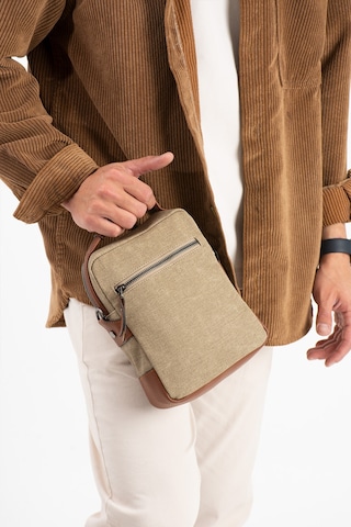 M 422 Mega Bag Erkek Portföy Omuz Çantası Camel-taba