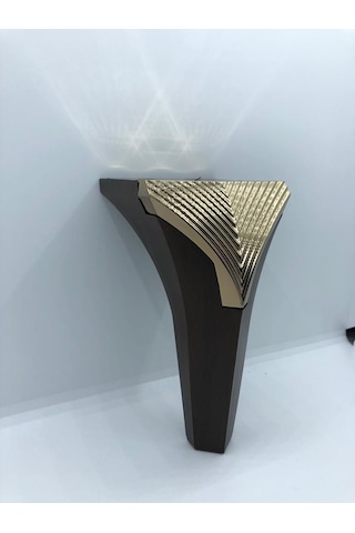 Plastik,venedik 15cm Ceviz-gold Koltuk,baza,mobilya Ayağı 4 Adet