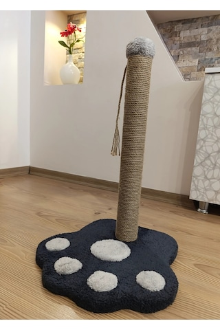 Kedi Tırmalama Tahtası Pati Modelli 50 Cm Büyük Boy Tırmalama Kedi Oyun Alanı Peluş Başlıklı