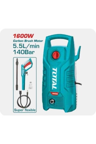 Total Yüksek Basınçlı Yıkama Makinesi 1600 W