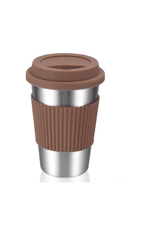 Moveevo 304 Paslanmaz Çelik Termos Kahve Bardağı - 300ml Sıcak Soğuk Koruma Diğer