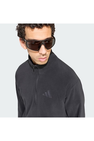 Adidas Terrex Multi Essentials Half Zip Erkek Polar Sweatshirt Kz1774 Siyah