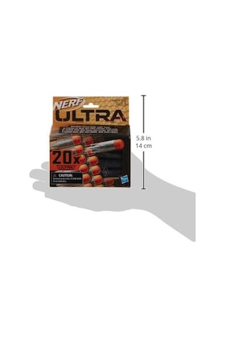 Nerf Ultra One 20'li Dart Dolum Paketi - Sadece Ultra Serisi İle Uyumlu Orijinal Yedek Mermi - En Uzak Mesafe Dartı