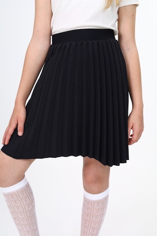 Toontoy Kız Çocuk Pileli Etek Siyah