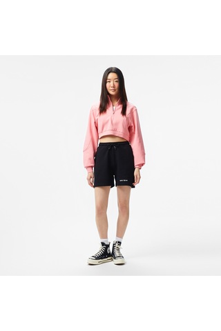 Unıted4 Örme Crop Kadın Pembe Sweatshirt Cuko 2800236