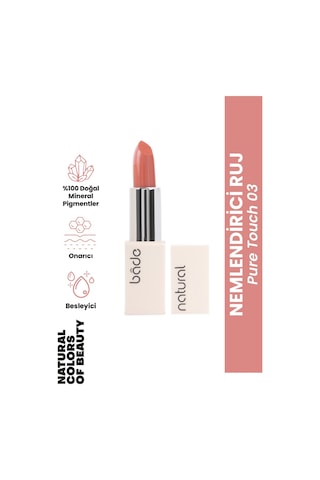 Bade Natural Nemlendirici Ruj 03 Pure Touch