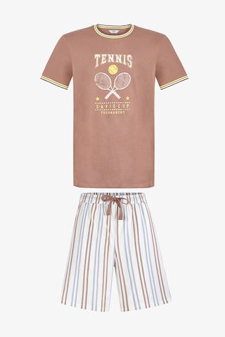Penti Erkek Renkli Rust Retreat Pijama Takımı