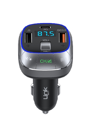 Linktech Gf17 48w Pd + Qc3.0 Led Ekranlı Fm Transmitter