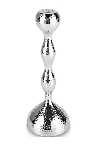 Karaca Arlen Tekli Şamdan Silver 26 cm