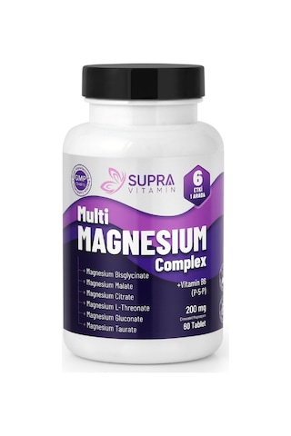Supra Vitamin Multi Magnezyum Kompleks 60 Tablet