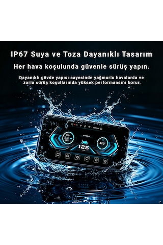 İdragon M12 6.25" Motosiklet Carplay & Android Auto Ekranı, Ön-arka 2k Kamera, Tpms Destekli, Kablosuz Bağlantı, Ip67 Su Geçirmez Diğer