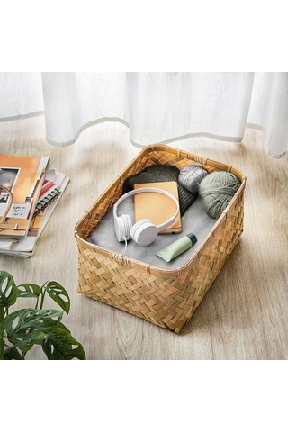 Ikea Mjölkkanna Sepet, Bambu, 25x35x18 Cm