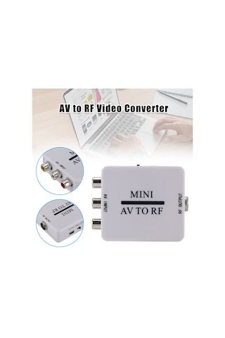 Mini Rca Cvsb Av - Rf Adaptör 67.25mhz 61.25mhz Video Ses Tv Sinyal Değiştiricisi