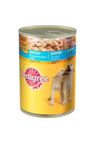 Pedigree Junior Tavuklu Konserve Yavru Köpek Maması 12 x 400 G