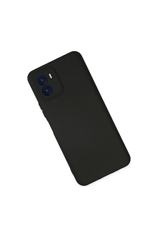 Uryport Vivo Y15s Kılıf Nano İçi Kadife Silikon - Siyah