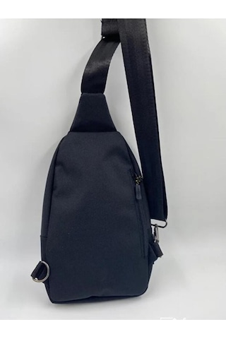 Siyah Çapraz Sırt Ve Omuz Bel Çantası Siyah