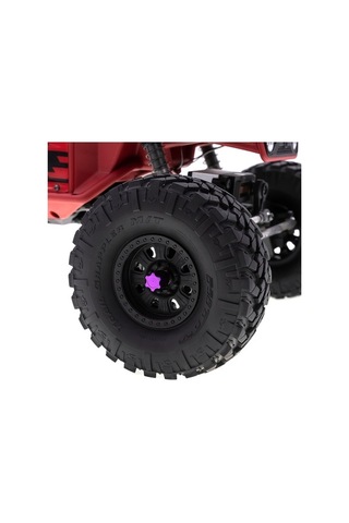 Ebitda 4 Adet Alüminyum Jant Kapağı - Renk: Siyah, Trax4, Scx10, Redcat Gen8 İçin M4 Somunlu