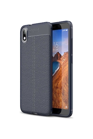 Xiaomi Redmi 7a Kılıf Zore Niss Silikon Kapak Lacivert