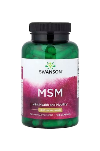 Swanson Vitamins Truflex Msm Methylsulfonylmethane Bone, Joint & Cartilage 1,000 Mg 120 Capsules