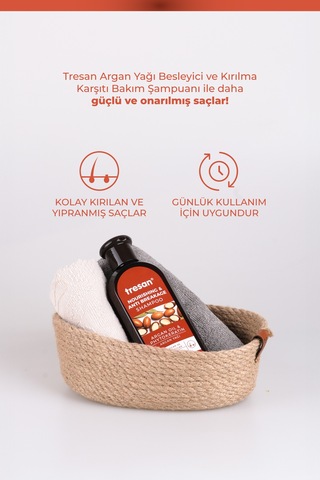 Argan Yağı Besleyici Ve Kırılma Karşıtı Bakım Şampuanı 300 Ml X 2 Adet Tüm Saçlar