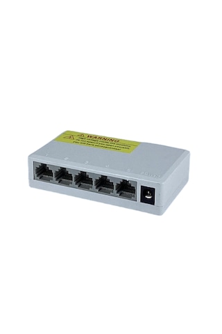 Longline 5 Port Gigabit Ethernet Switch 10/100/1000 Mbps Plastik Kasa