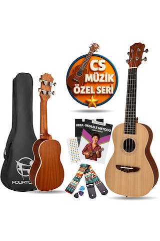 Fourtune Sydra Ukc-23nt Concert Ukulele Maun Hakiki Ağaç Concert