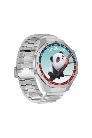 Sunix Wt6 Pro Amoled Ekran 48mm Metal Ve Silikon Kordonlu Akıllı Saat