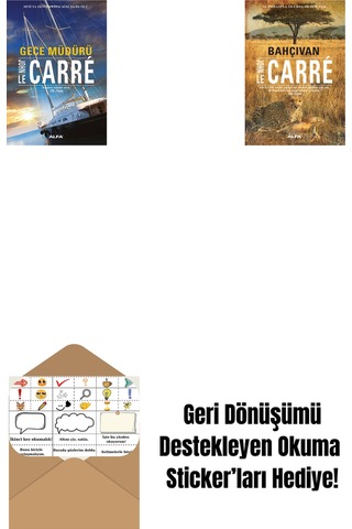 Gece Müdürü + Bahçıvan + Okuma Sticker'ları