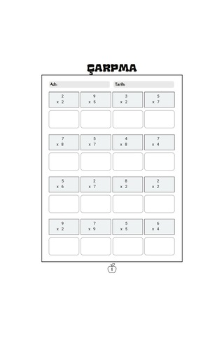 Çocuklar İçin Matematik Dört İşlem Alıştırmaları Kitap Seti