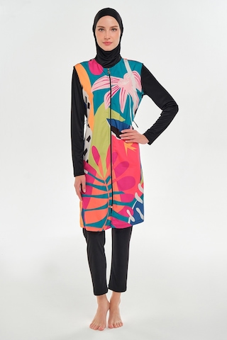 Tam Kapalı Tesettür Mayo 3307 Siyah Siyah02 Siyah