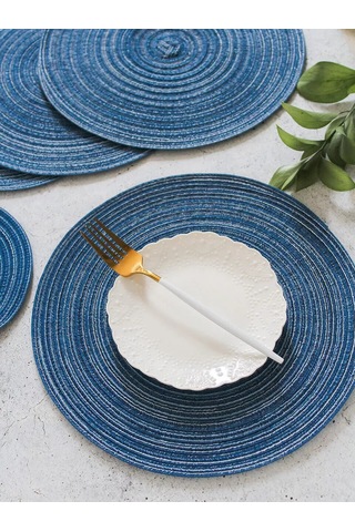 Home Balance Yuvarlak Masa Kılıkçılığı Servis Peçeteleri 243834424 Siyah