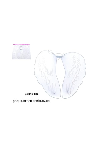 Bebek & Çocuk Peri Kanadı Kostüm Tamamlayıcı Kanat 35x45 Cm 3+