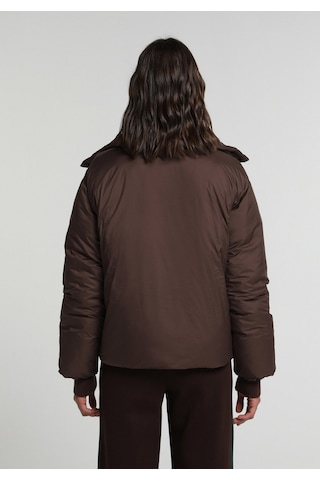 Colin's Colins Regular Fit High Neck Fermuarlı Astarlı Suya Dayanıklı Kadın Kahverengi Mont Cl1082094 Q1.v1 Dbr Koyu Kahverengi