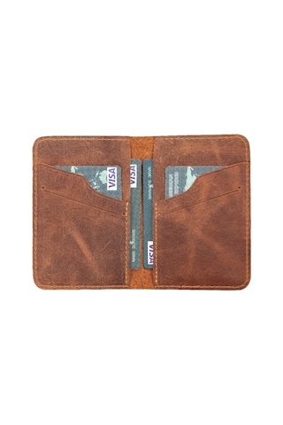 Bloominbag Heritage Core Mocassin Brown Deri Erkek Cüzdanı Taba
