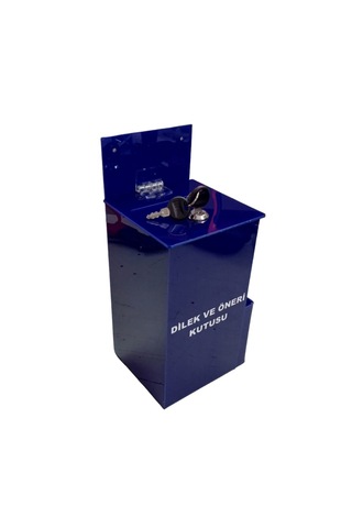 Mavi Masa Ve Duvar Tip Dilek Öneri Kutusu